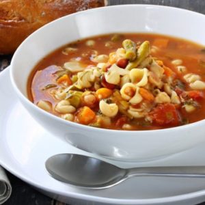 Veg minestrone soup