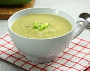 Zucchini & cauliflower soup